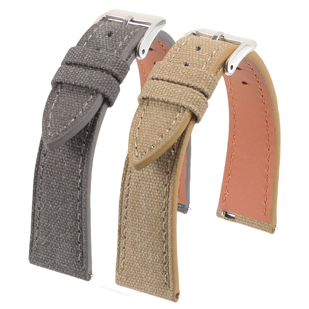 Suede Strap Watch - Handgefertigtes, schmales Uhrenarmband, 18 mm, 20