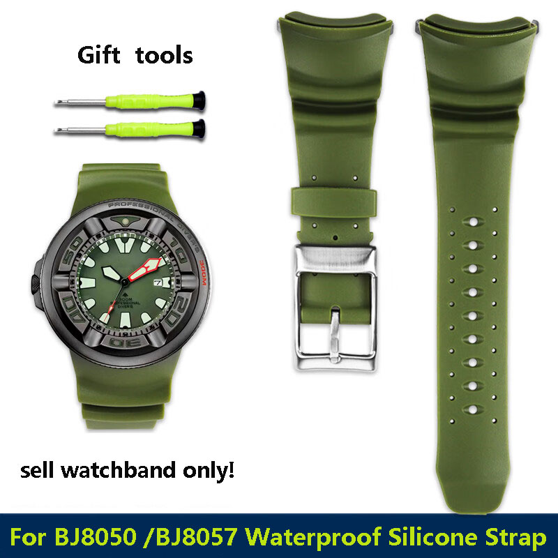 Citizen Watch Promaster - Hochwertiges Silikonarmband für Citizen Small Monster