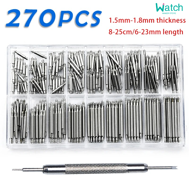 270 teile/satz Edelstahl Feder – Spring Bar Tool Set Bewertung und Preis